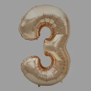 Balon cyfra 3