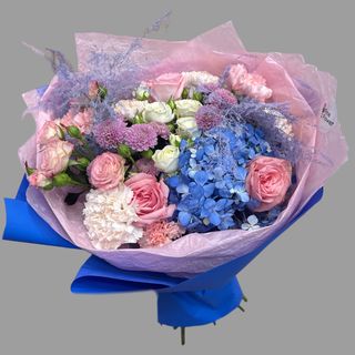 Bukiet kwiatów Blue&Pink