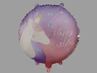 Balon urodzinowy z jednorożcem
