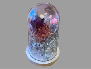 Kopułka z kwiatami stabilizowanymi 01