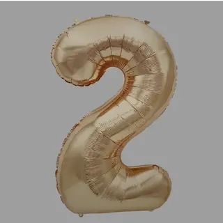 Balon cyfra 2