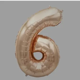 Balon cyfra 6