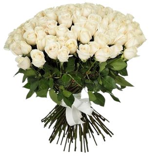 Białe róże, 15 sztuk