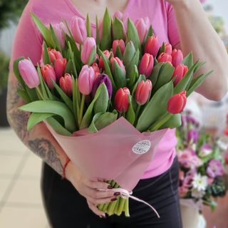 49 tulipanów w papierofolii