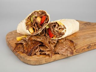Tortilla kebab z serem mega