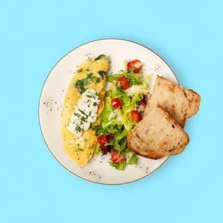 Omlet ze szpinakiem