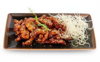 204.Wieprzowina w Sosie z Czarnej Fasoli i Miodu (300g)