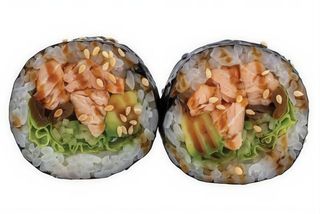 110.Futomaki - Losoś Grill (6szt.)