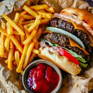 Burger Piekło w zestawie