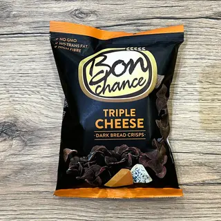 Bon Chance Chipsy Chlebowe Triple Cheese 120 g