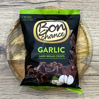  Bon Chance Chipsy Żytnie Chlebowe Dark Garlic (Czosnek) 120 g