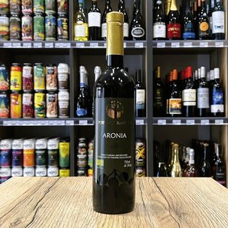 Potęga Tradycji Wino Aroniowe Czerwone Wytrawne 750ml