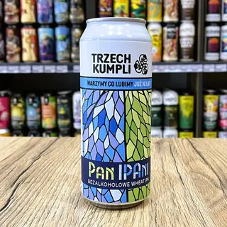 Trzech Kumpli Pan IPAni Bezalkoholowe Wheat Ipa 500 ml