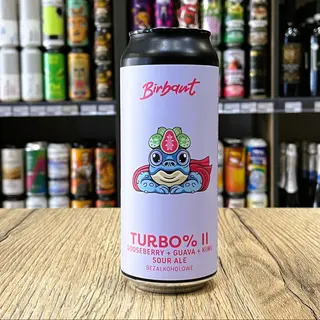 Birbant Turbo Bezalkoholowe Sour Ale z Agrestem Guava Kiwi 500 ml