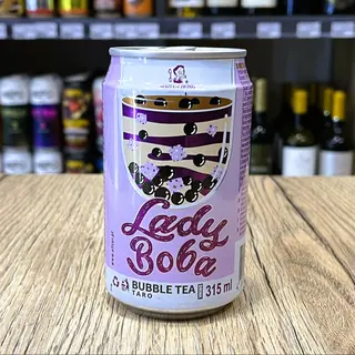 Lady Boba Bubble Tea Taro Tajwan 315ml