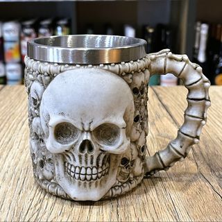 Kufel Czaszki Białe 500 ml