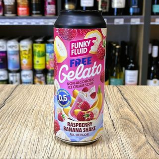 Funky Fluid Free Gelato Raspberry Banana Shake 500ml