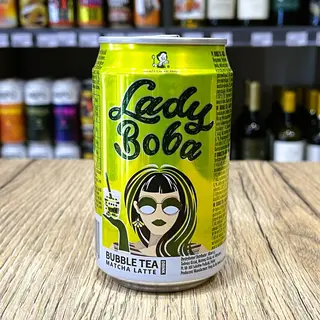 Lady Boba Bubble Tea Matcha Latte Tajwan 315ml
