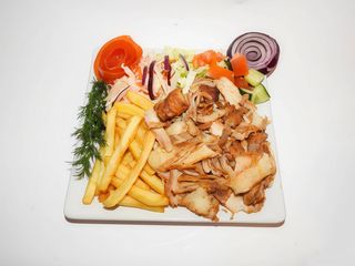 18. Talerz kebab 