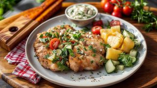 Drobiowy kotlet panierowany