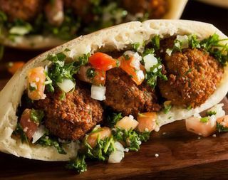 Falafel box duży