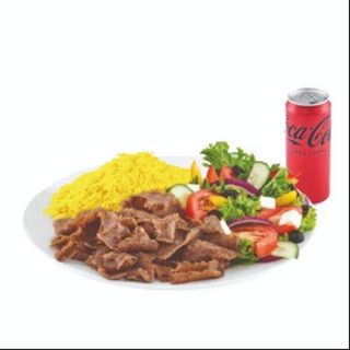 Talerz Kebab Rice, Coca Cola 0,33l