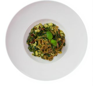 Wegańskie tagliatelle
