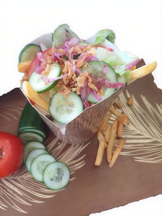 Duży z mięskiem z kurczaka 