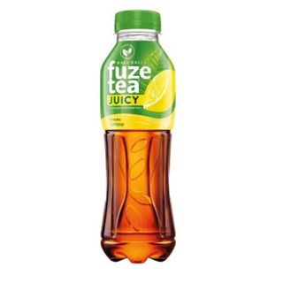 FuzeTea Napój niegazowany o smaku cytrynowym z ekstraktem z czarnej herbaty trawy cytrynowej 500 ml