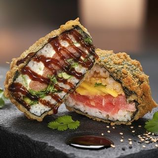 SUSHI BURGER Z  TUŃCZYKIEM