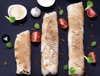 Pita z frytkami mega