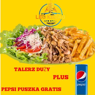 Talerz duży Plus Pepsi puszka gratis 330ml