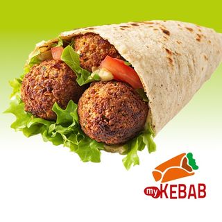 Pita wegetariańska z frytkami