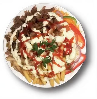 Kebab super mega talerz