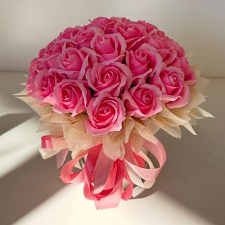 Flowerbox z mydlanych kwiatów Magia