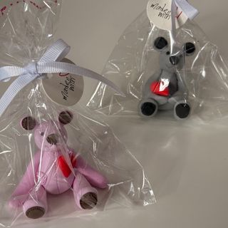 Miś z japońskiej gliny