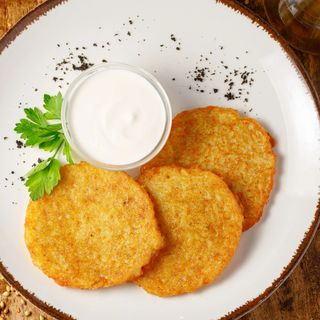 Placki ziemniaczane ze śmietaną