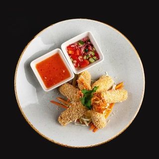 KREWETKI W PANKO
