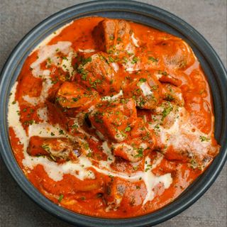 Butter Paneer (Indian cottage cheese) meal