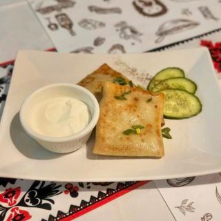 Naleśniki z wątróbką i cebulą 2 szt