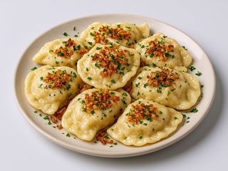 Pierogi z ziemniakami i cebulką