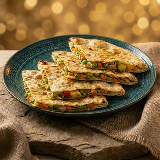 Stuffed Mix Vegetable Naan