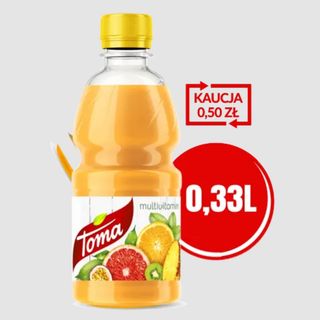 Toma Sok Multivitamin 0,33l