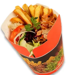 Kebab box Średni