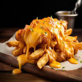Frytki z serem Mega