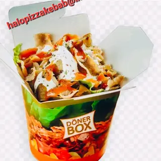 Box mały z mięskiem kraftowym 