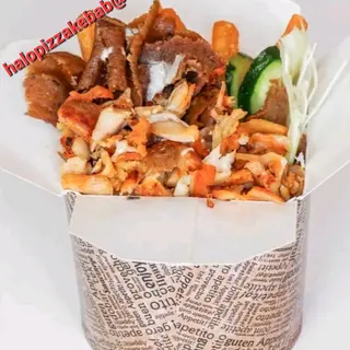 Box duży z kraftowym mięskiem 