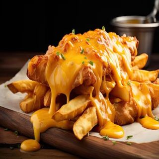 Frytki z serem Mały