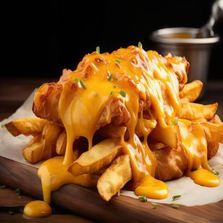 Frytki z serem Średni