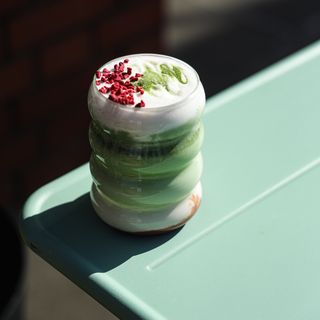 Strawberry Matcha Latte